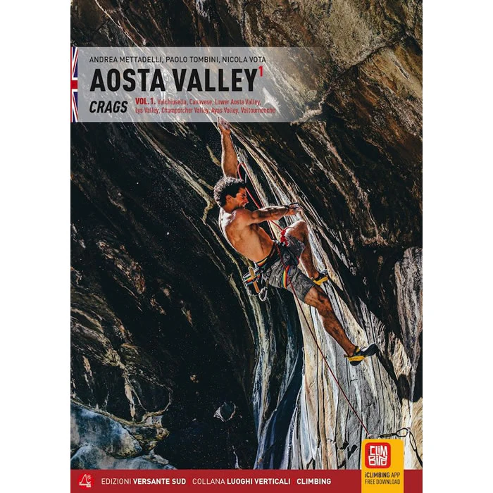 Aosta Valley Rock Climbing Guidebook – Crags, Volume 1