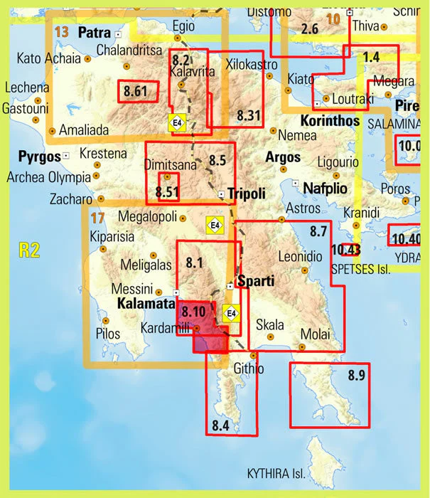Exo Mani Walking and Hiking Map - Image 2