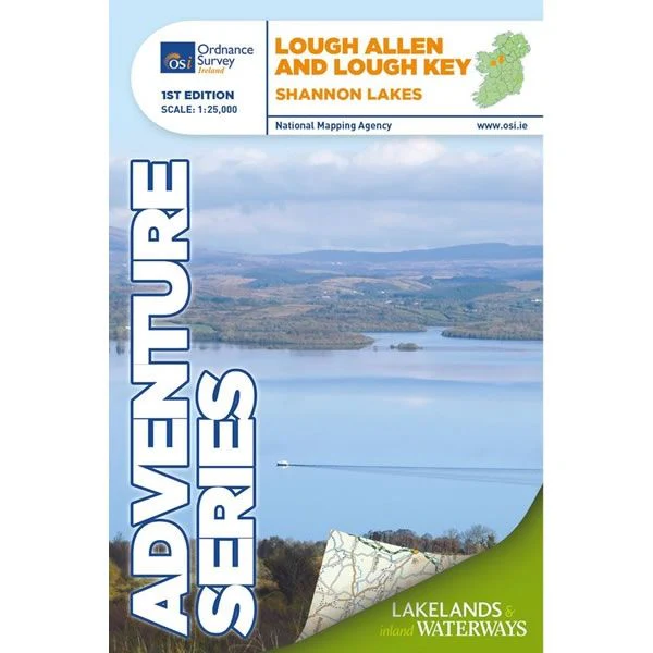 Irish Adventure Map - Lough Allen and Lough Key