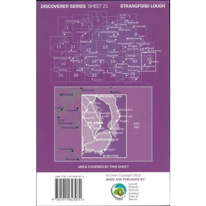 Irish Discoverer Map 21, Strangford Lough - Image 2