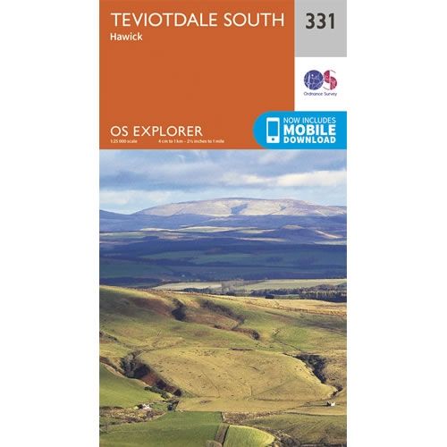Os Explorer Map 331 - Teviotdale South