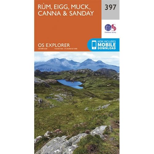OS Explorer Map 397 - Rum, Eigg and Muck