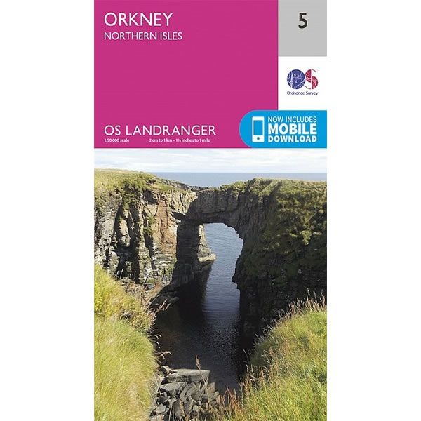 OS Landranger Map 5, Orkney β Northern Isles