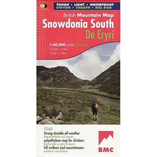 Snowdonia South Map including Cadair Idris